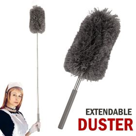 Microfiber Dusting Duster Feather Brush Household Extendable Cleaning Dust Tool