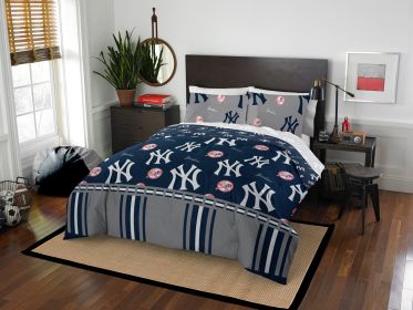 New York Yankees OFFICIAL MLB Full Bed In Bag Set