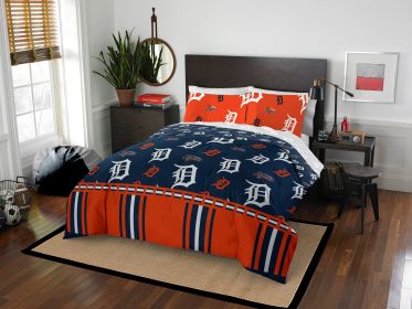 Detroit Tigers OFFICIAL MLB Queen Bed In Bag Set