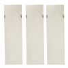 Set of 3 Large White Wall Art Panel, Rectangle Wall Sculpture, Wall D√©cor for Living Room Dining Room Office Bedroom, 21" x 71"