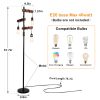 Farmhouse Tree Floor Lamp;  68 Inch 3 Lights Wood Standing Lamp