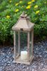 Wooden Candle Lantern Decorative, Hurricane Lantern Holder Decor for Indoor Outdoor, Home Garden Wedding