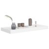 Floating Wall Shelf White 23.6"x9.3"x1.5" MDF