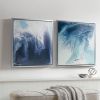 Abstract 2-piece Framed Canvas Wall Art Set