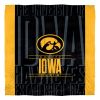 Iowa OFFICIAL NCAA "Modern Take" Full/Queen Comforter & Shams Set; 86" x 86"