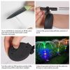 4Pcs Solar Powered Jellyfish Lights IP44 Waterproof Decorative Outdoor Lamps 7 Color Changing Night Light