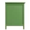 71-inchstylishTVcabinet Entertainment CenterTV stand,TVConsoleTable, Media Console,solidwood frame,Changhong glass door,Metal handle,antique green,can