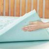 2" 5-Zone Cooling Gel Memory Foam Mattress Topper, Twin