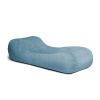 Jaxx Arlo Chaise Lounge Bean Bag Chair - Premium Chenille, Turquoise