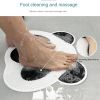 Panda Silicone Bath Mat Cute Panda Shower Mat Non Slip with Suction Cups