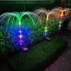 4Pcs Solar Powered Jellyfish Lights IP44 Waterproof Decorative Outdoor Lamps 7 Color Changing Night Light