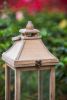 Wooden Candle Lantern Decorative, Hurricane Lantern Holder Decor for Indoor Outdoor, Home Garden Wedding