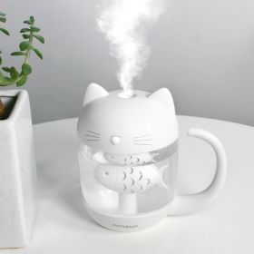 Home Cute And Creative Mini Humidifier (Option: White-USB)