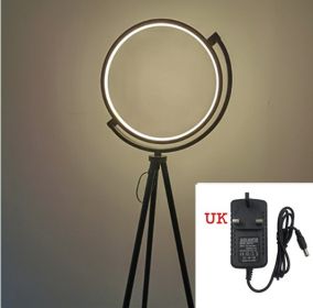 Danish Designer Art Floor Lamp Exhibition Hall Light (Option: Black warm light-UK)