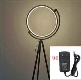 Danish Designer Art Floor Lamp Exhibition Hall Light (Option: Black warm light-US)