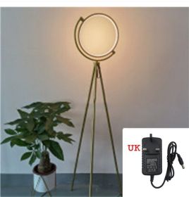 Danish Designer Art Floor Lamp Exhibition Hall Light (Option: Golden warm light-UK)