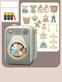 Mini Cleaning Toy Set Simulation Small Household Appliances Series Small Washing Machine Cleaner Play House Doll Set (Option: 4style)