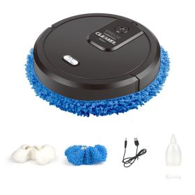 Automatic Spray Sweeping And Mopping Robot (Color: Black)