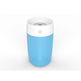 Mini air humidifier (Color: Blue)