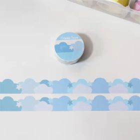 Journal Book Decorative Landscaping Stickers And Paper Adhesive Tape Japanese Decorative XINGX Cloud Scene Gradient Color Tape (Option: No 10)