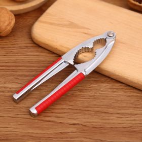 Multifunctional Walnut Cracker Nut Clip Funnel Walnut Pliers (Option: Red-Walnut Cracker)