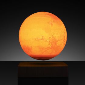 Levitation Moon Lamp;  Floating Moon Lamp;  Magnetic Leviting Moon Lamp;  Earth Lamp;  Table Lamp;  unique gift (Type: Mars)