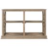 Console Table with 3-Tier Open Storage Spaces and 'X' Legs, Narrow Sofa Entry Table for Living Room, Entryway and Hallway