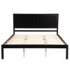 Platform Bed Frame with Headboard , Wood Slat Support , No Box Spring Needed ,Queen