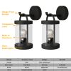 Inowel Lights Wall Light Outdoor Lantern E26 Bulb (Not Include) Wall Mount Hang Lamp Wall Sconce Lighting 32335