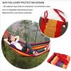 Outdoor Garden Camping Hammock With Tree Straps For Hanging; Durable Hammock Holds Up To 450lbs; Portable Hammock With Travel Bag Perfect For Outdoor/