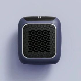 Mini Fan Heater Wall-mounted Dormitory Warm Artifact (Option: Blue-British Standard)